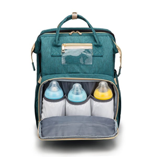 USB Charging Mommy Bed Backpack – Large Capacity Multi-function Mom Bag - Image 10