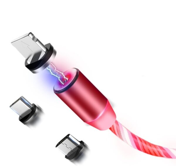 Flowing Light Magnetic Streamer Data Line Cable – iPhone & Android Compatible - Image 5