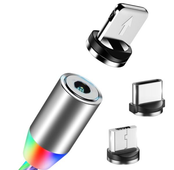 Flowing Light Magnetic Streamer Data Line Cable – iPhone & Android Compatible - Image 2