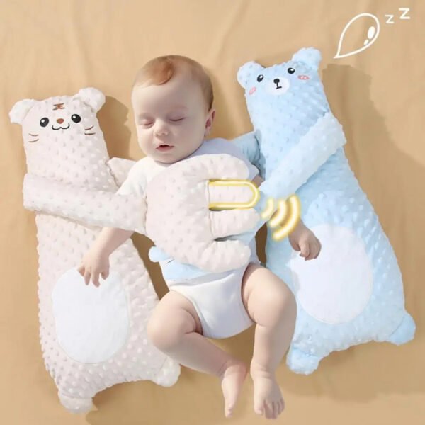 Infant Exhaust Pillow Hand Remote Controlled Soothing For Baby Sleep Cartoon Plush Toddler Comforting Hand - Image 3