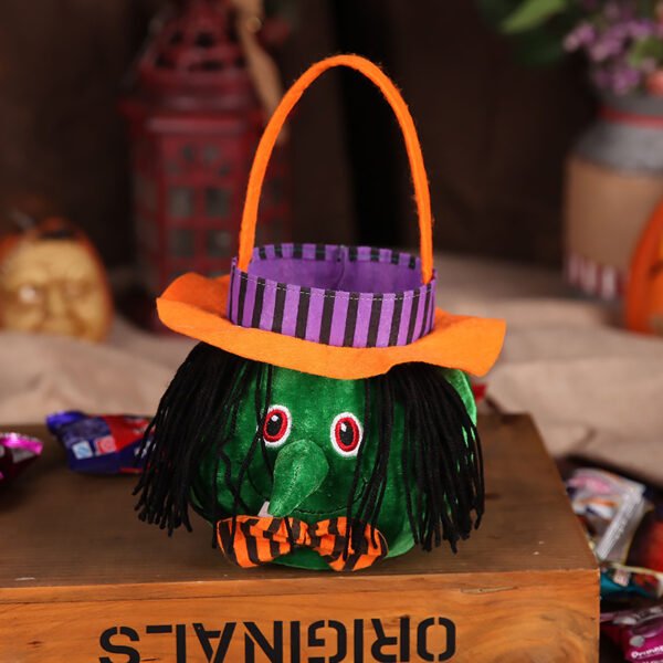 Cute Halloween Candy Bag – Pumpkin Pattern Handbag for Kids - Image 4