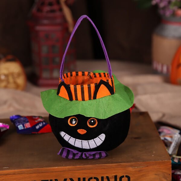 Cute Halloween Candy Bag – Pumpkin Pattern Handbag for Kids - Image 5