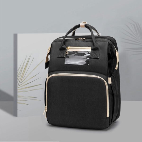 USB Charging Mommy Bed Backpack – Large Capacity Multi-function Mom Bag - Image 4